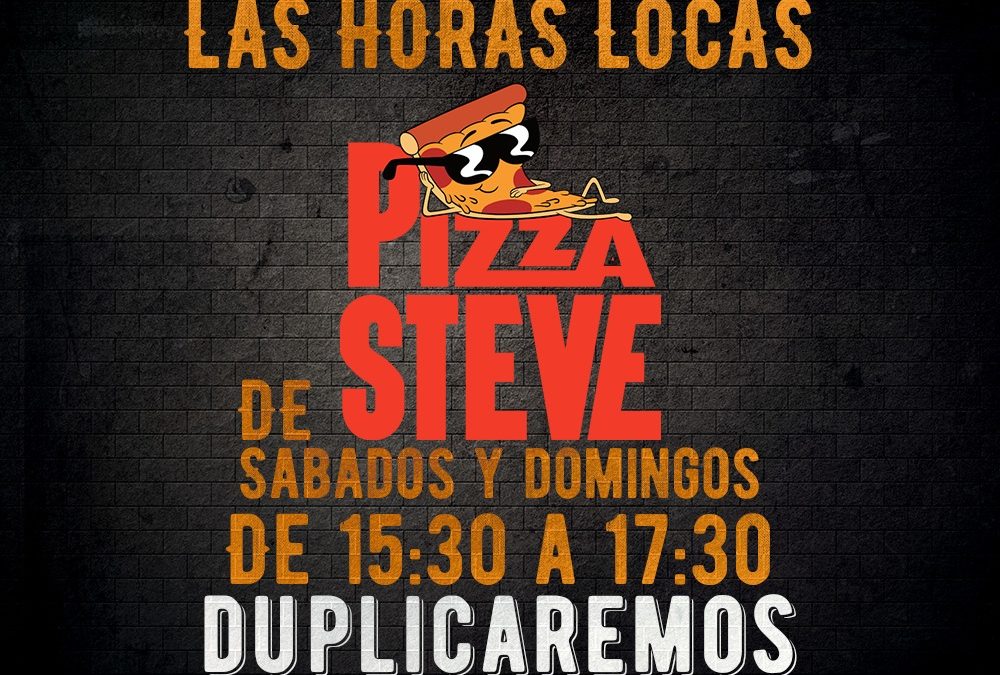 Promoción 2×1 en Pizza Steve